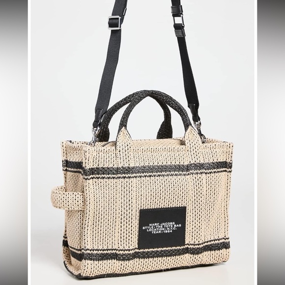 Marc Jacobs Women's The Straw Jacquard Tote Bag - Picture 4 of 12